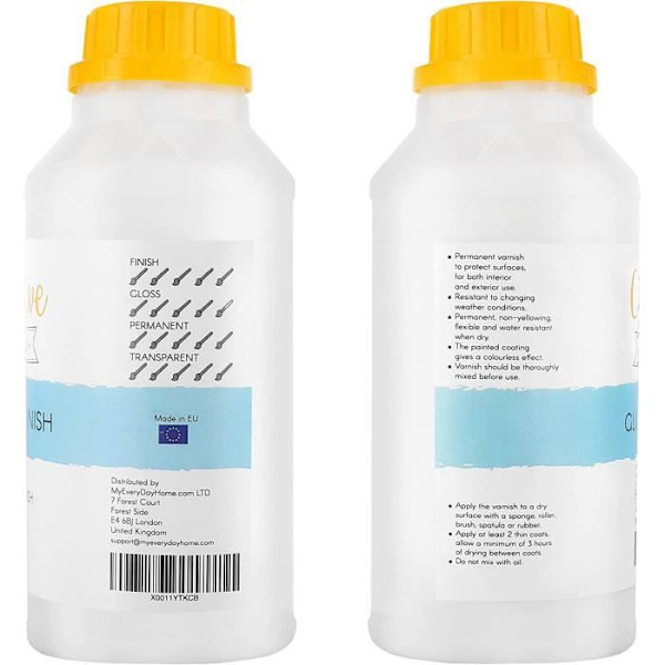 Lak - Creative Deco - Blank - 500 ml - Gennemsigtig og farveløs lak