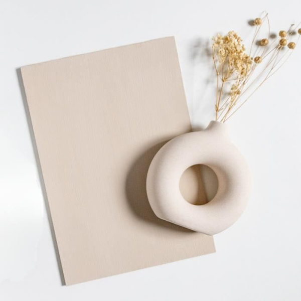 Creative Deco Sandbeige Kalkmaling | 1L | Mat og vaskbar | Træmøbelmaling | Kalkmaling | Indvendig vægmaling Sand Beige