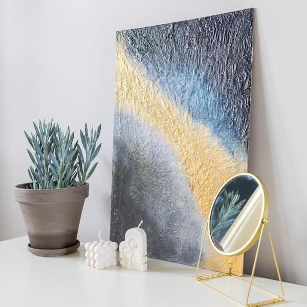 Creative Deco glat strukturpasta 500g | Kunstnerisk Tegning| Aflastningsstruktur | Teksturpasta | Kreativ aktivitet Vit