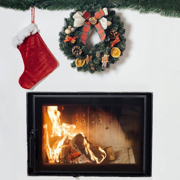 Kunstig julekrans - Kreativt hjem - 35 cm - Julekrans Mörkgrön