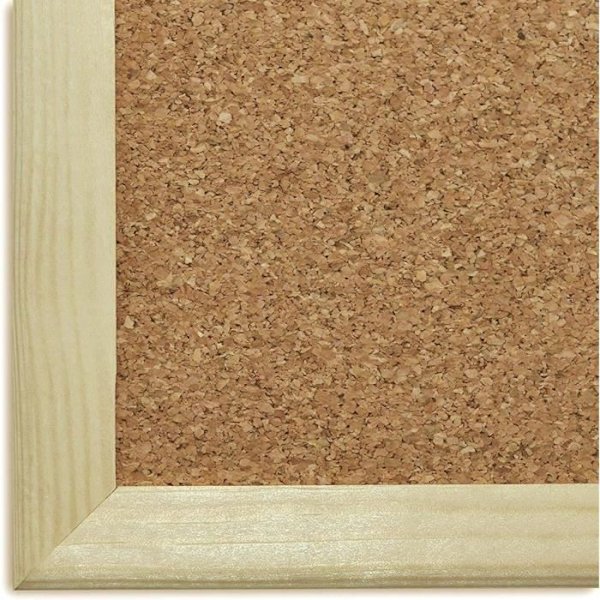 Creative Home 30 x 40 cm Cork Wall Board | Pinramme | Skilt til kontor, køkken, soveværelse, cafe, hjem, skole