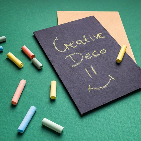MDF panel - CREATIVE DECO - 600x400x3mm - DIY, Laserskæring, Gravering - Brun brun