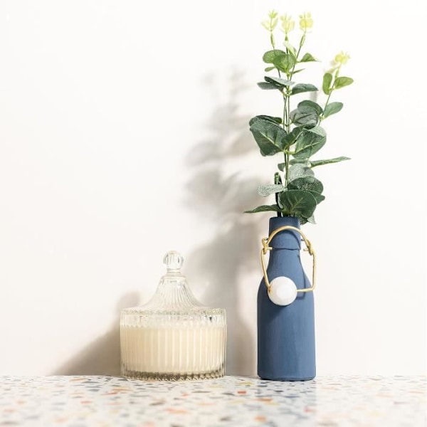 Denim Blue Chalk Paint - CREATIVE DECO - 1L - Matt och tvättbar - Trämöbler och innervägg denim blå