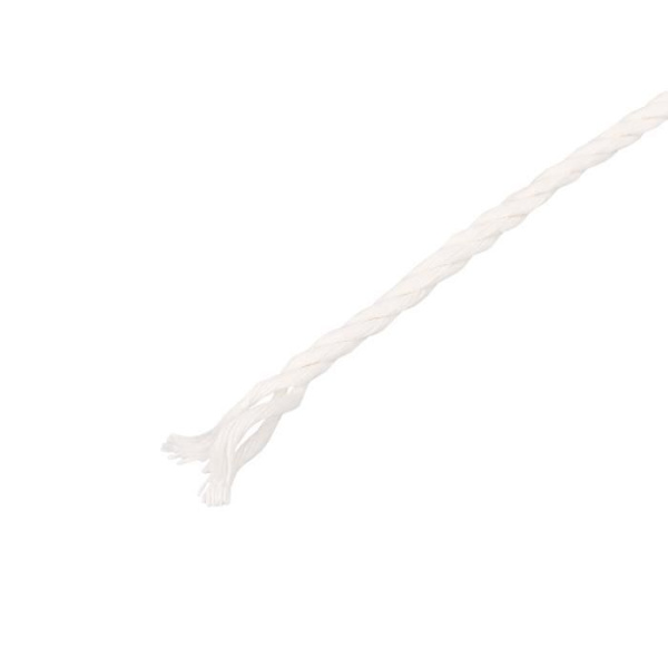 Macramé reb - CREATIVE DECO - 100m - Hvid - 48-lags garn Vit