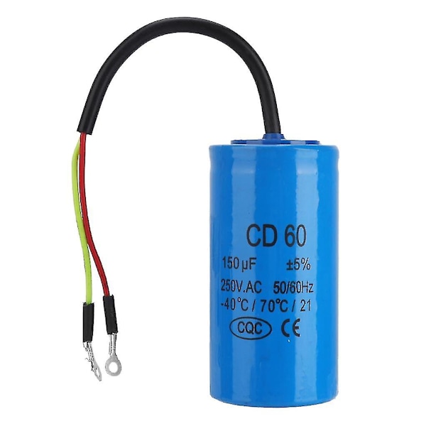 XJ-150uf 250v Cd60 Startkondensator Hög Precision Motorkondensatorer Reservdel