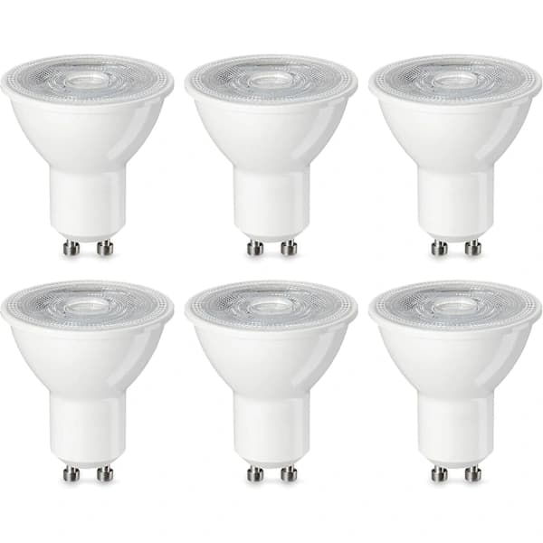 LED GU10 Spotlight Lampa, Varmvit, Ej Dimbar - 6-pack