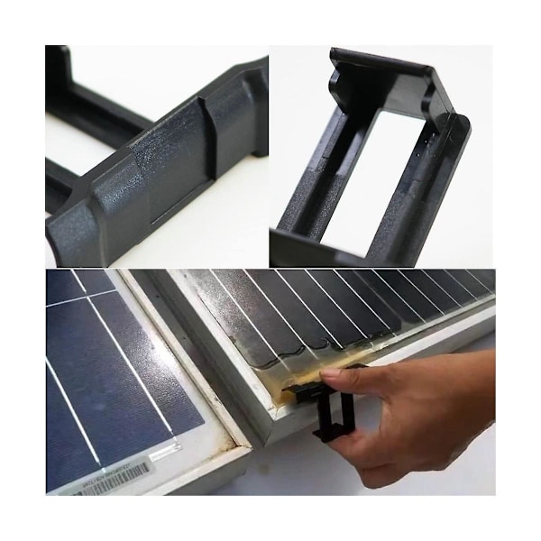 XJ-20st Fotovoltaisk Panel Dräneringsspänne Ytplatta Solpanel Vattenavloppsklämma För Solpanel