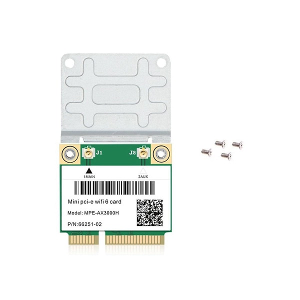XJ-Wifi 6 -ax3000h 2974mbps Trådløst Half Mini Pci-e Wifi Kort Bluetooth 5.0 Dual Band 2.4g/5g Wlan Ne