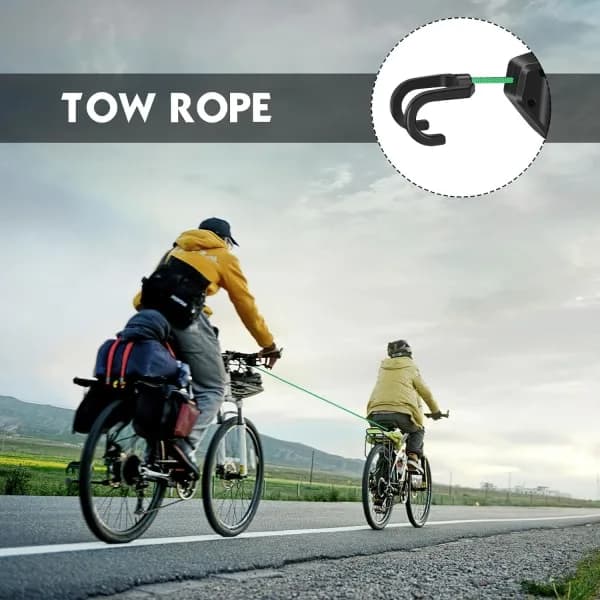Trækline til udendørs cykler, bugserline til cykel, cykel og cykel