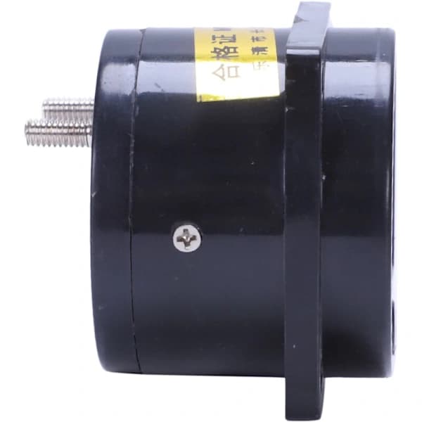 AC Rund Analog Panelmåler 0-3A Måling Amperemeter Sort