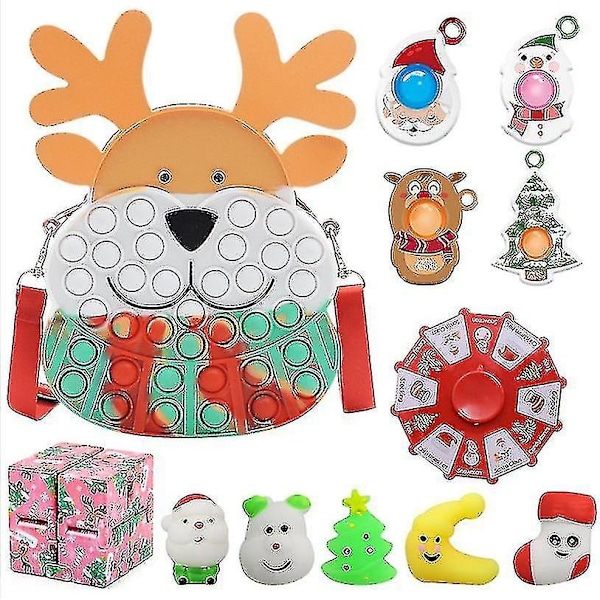 Julkalender med Fidget Toys - Stressreducerande Leksaker i Blind Box för Barn 11