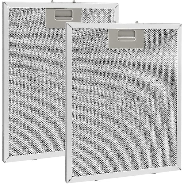 Metallfedtfilter til emhætter 320x260mm, netfilter emhættetilbehør til emhætter - Sølv (FMY)