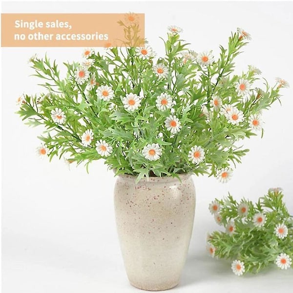 4 stk Kunstige Blomsterbukett Kunstige Tusenfryd Blomster