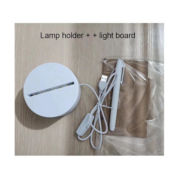 Led Notistavla Nattlampa USB-kontakt Meddelandetavla Julbelysning Nattlampa Flickvänsgåva