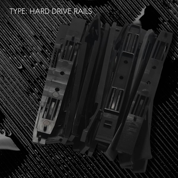 XJ-10 Par Hårddiskskenor Chassi Bur Tillbehör Drive Bay Slider Plastskenor För 3.5 Till 5.25 H