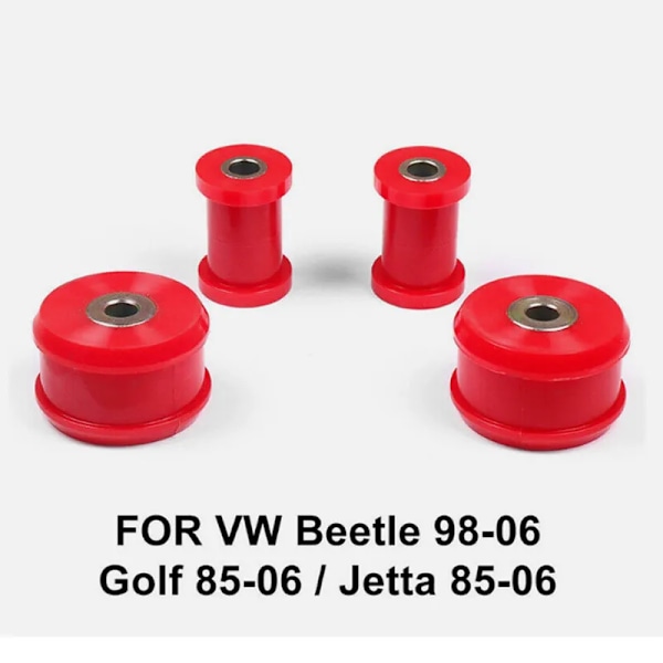 Forreste Bærearmsbøsningssæt TIL VW Beetle 98-06 / Golf 85-06 / Jetta 85-06 MK2 Mk3 Mk4 Polyurethan