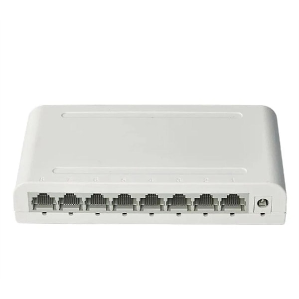 XJ-8 Port Gigabit Data Switch, verkkokeskitin, työpöytä Ethernet-jakaja, Plug & Play suojatut portit tuulettimeton