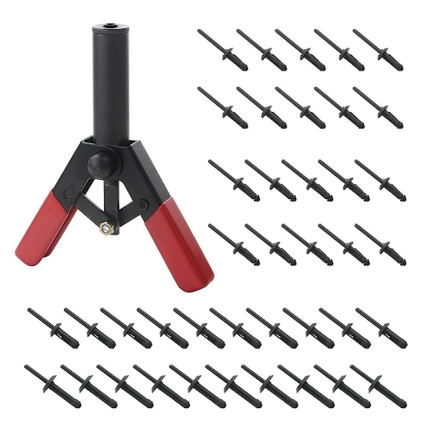 XJ-41 Delars Set Med Snabb Kärnutdragningsnitmaskiner, Plastnitdragare, Polyeten Nitningsverktyg
