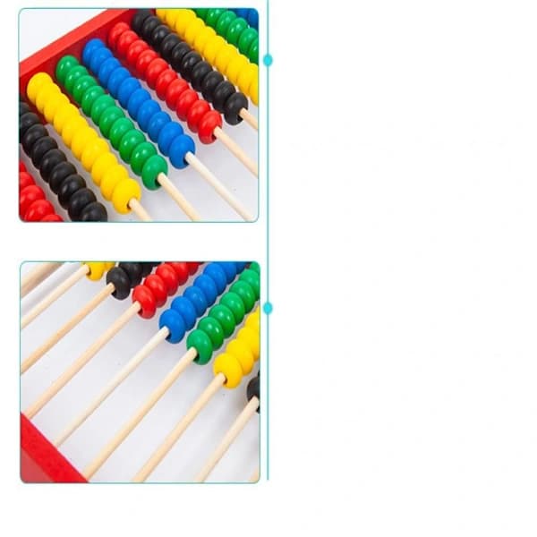 Puinen Abacus Laskuhelmi PUNAINEN-L PUNAINEN-L Punainen-L