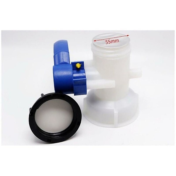 XJ-IBC-tankventil 2 tum (60 mm)