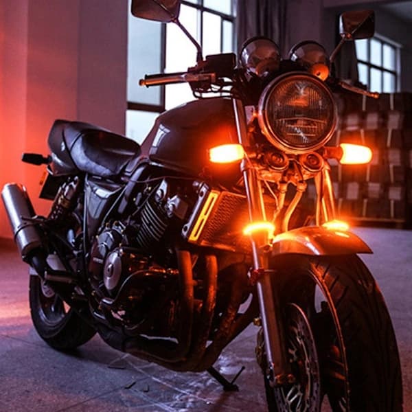 Motorsykkel Blinklys LED Lampe Striper 2stk 2stk 2STK