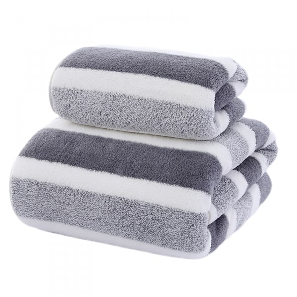 2 st grå badlakan, extra stora badlakan, mycket absorberande duschhanddukar, mysiga spahanddukar, snabbtorkande poolhandduk, mjuk badrumshandduk
