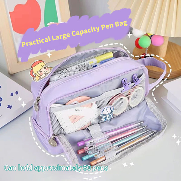 Pennfodral Case Skolfodral Kawaii Pennställ Bag A3