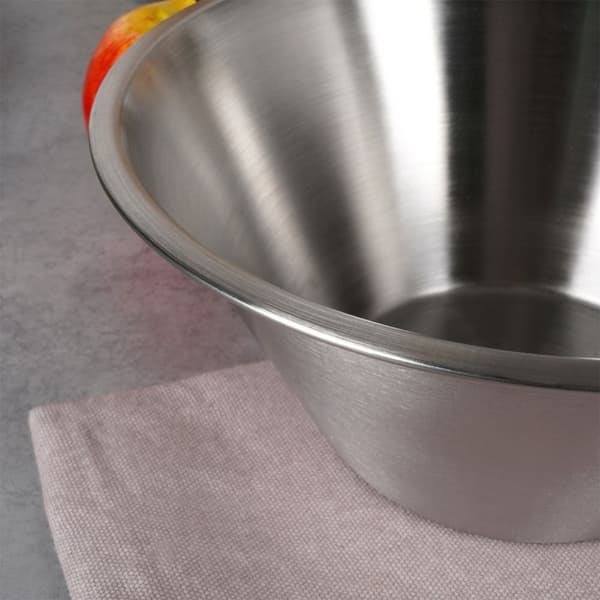 XJ Versatile Stainless Steel Bowl, 2L Capacity for Kitchen and Storage