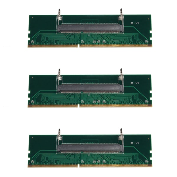 XJ-3x 1.5v Ddr3 204 Pin Laptop So-dimm Til Stasjonær Dimm Slot Minneadapter