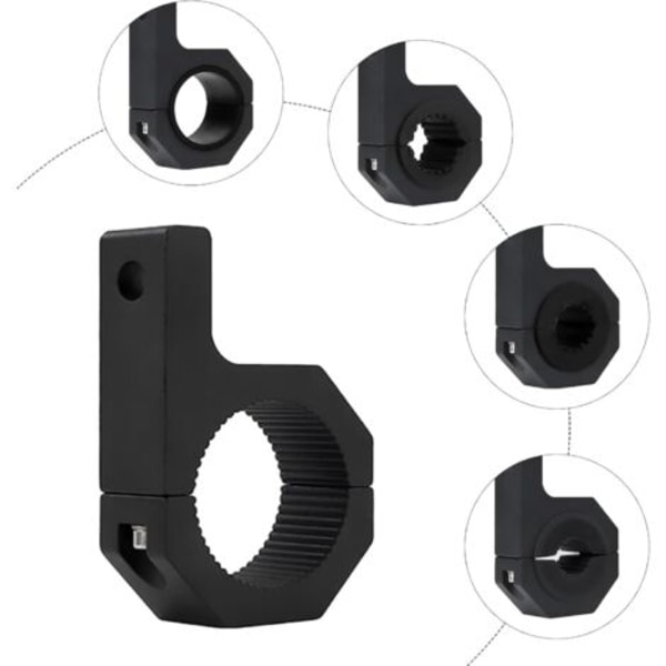 Arbetslampfäste 19-32mm, universell klämma för motorcykel, 4x4, ATV, UTV, lastbil, båt, takräcke (1.5\"/2\") 4 stycken