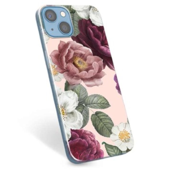 iPhone 14 TPU-skal - Romantiska Blommor