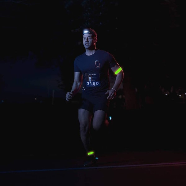 16 Reflective Slap Bracelets, Safety Armbands for Running