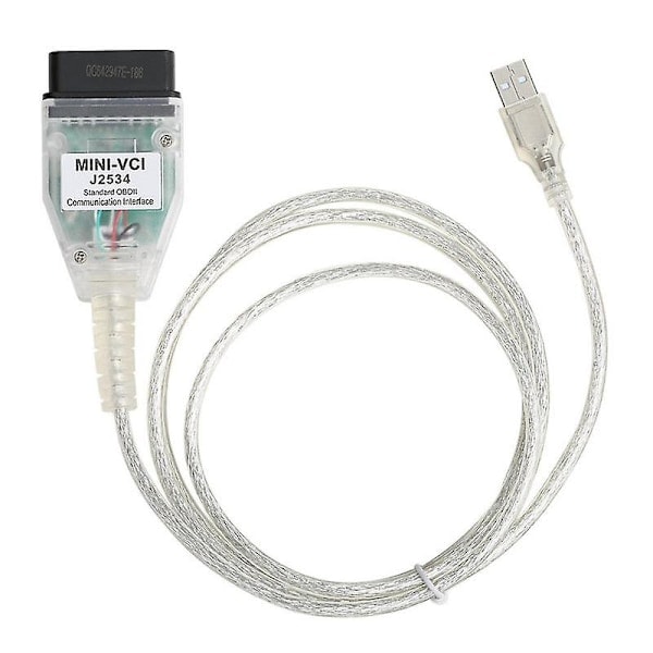Mini Vci Tis Techstream Sw V16.00.017 Kompatibel Tis Techstream Ft232rl Chip J2534 Mini-vci 2.0.4 Flerspråkig