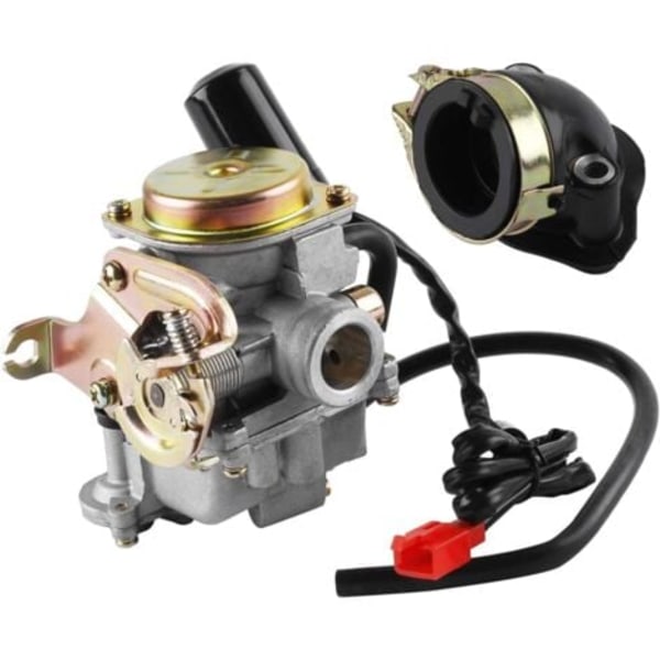 18 mm:n korvaava kaasutin imusarjalla Rex RS 400 / RS 450 / RS 460 / GY6 50 cm³ -malleihin