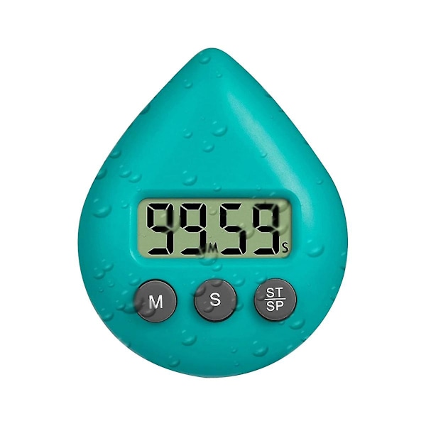 Tyst Batteridriven Duschtimer, Vattentät Digital Timer, Liten Söt Timer G