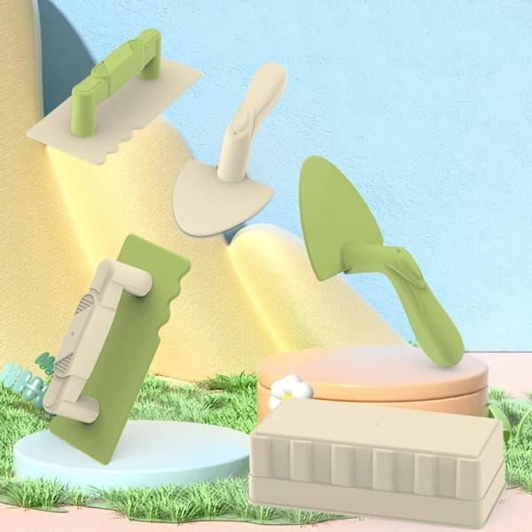 3 st Strandleksaksset Gräv Sand Kit Skrapa Spade