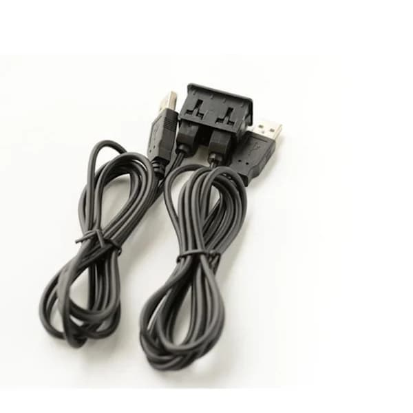 Kaksois-USB-liitäntäpaneeli Latausjatkojohtoadapteri 150cm[XJ]
