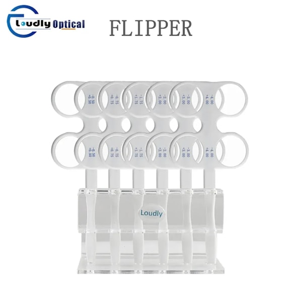 100% Nytt Loudly Märke 4 Linser Optisk Optometri Flipper Linshållare Ögontränare Ockluder FL-1