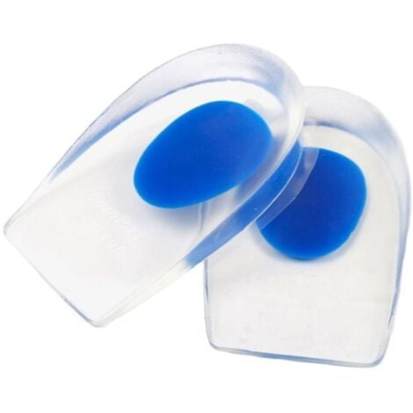 Hælpute for hælspore 4 stk - Ortopedisk gel silikon hælpute - akillessenebetennelse ortose dame herre - størrelse 40-45