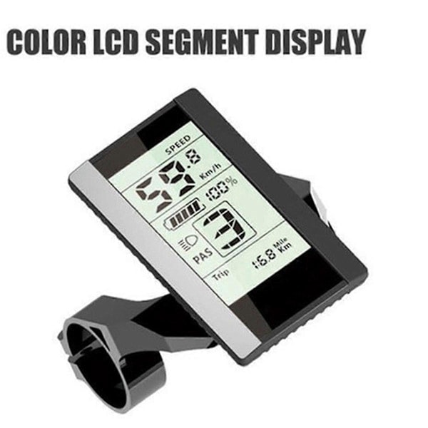 Svart Ebike Display 800S til BBS01 BBS02 HD Centermotor Pakke Inkluderer 1 Display