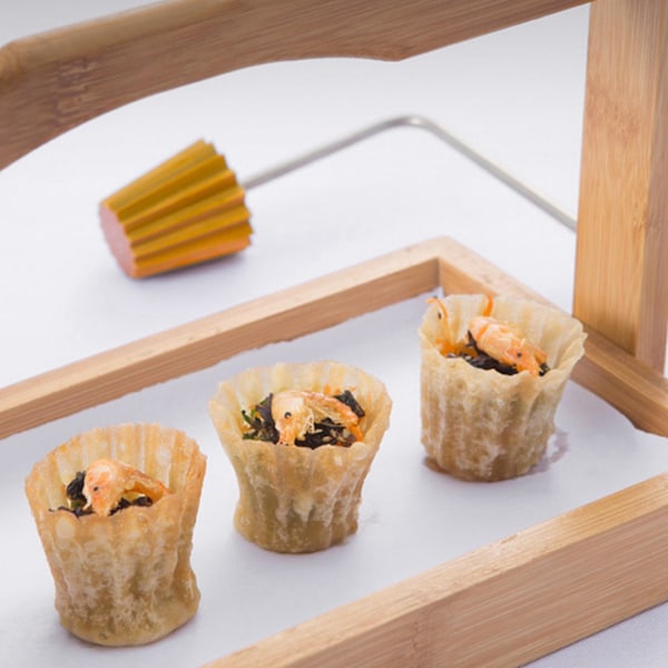 2x Malaysia Bageform DIY Friturestegt Snack Værktøj Æggetærte Kagekiks Nyonya Køkken Lille Gol