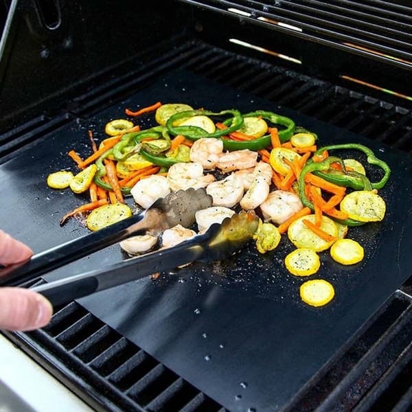 XJ Reusable Grill Mats | 2-Pack Non-Stick Grill and Baking Mats