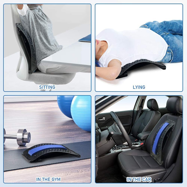 XJ-INF Back Stretcher and Lumbar Support for Massage and Pain Relief