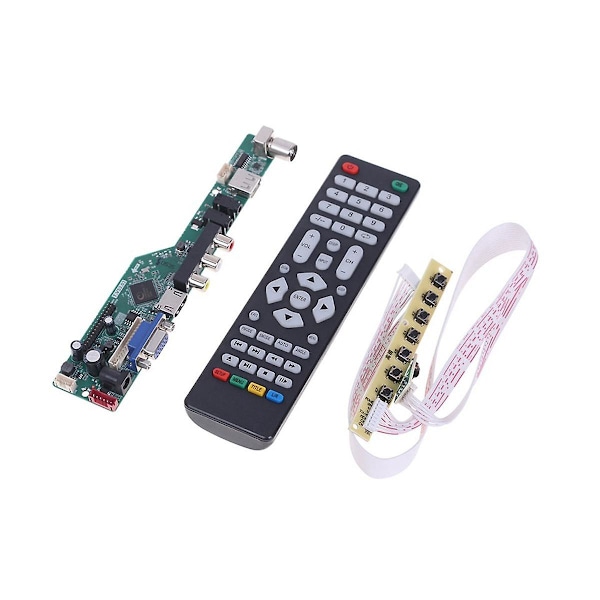 XJ-Høj Kvalitet T.v53.03 Universal LCD TV Controller Driver Board V53 Analog TV TV/AV/PC/HD/USB Media