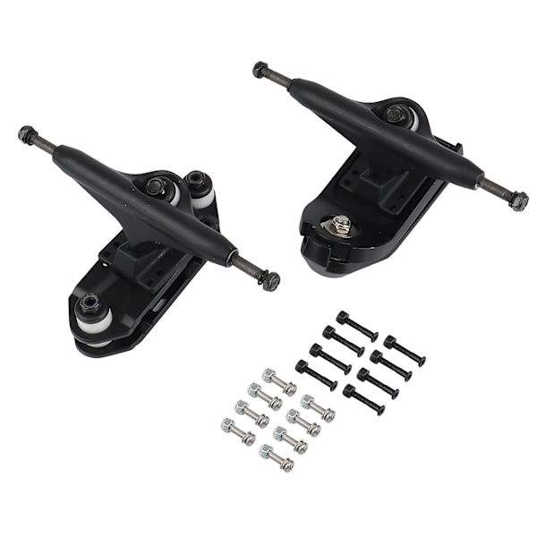 XJ-Skate Trucks Surf Adapter Komplett Set Trucks Surf Water Bridge, svart