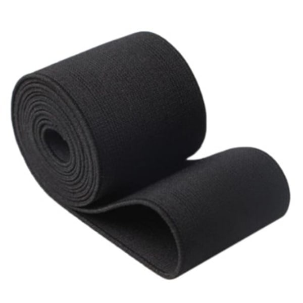 Fladt elastikbånd Sort syning Håndværk DIY Stretch 40 mm 5 meter