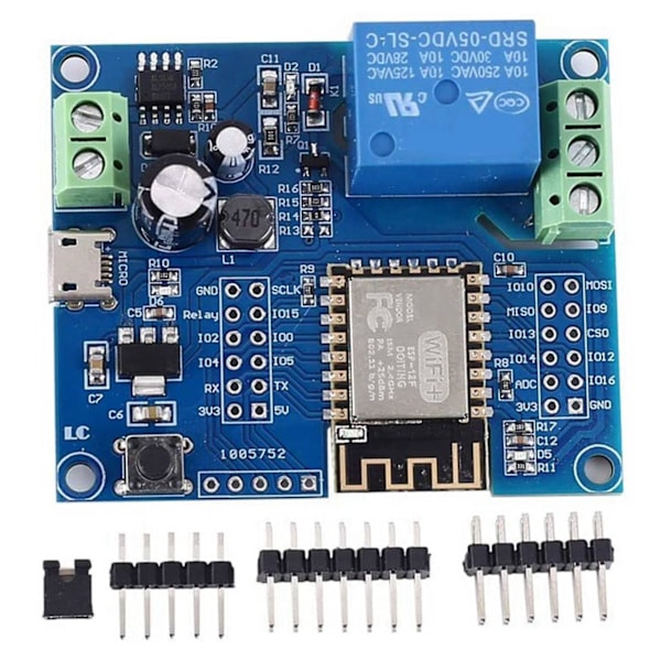XJ-3x Wifi Relekontrollerimoduuli, DC 5V 8V-80V Esp8266 Langaton Kontrollerimoduuli Esp-12f Iot Sm:lle
