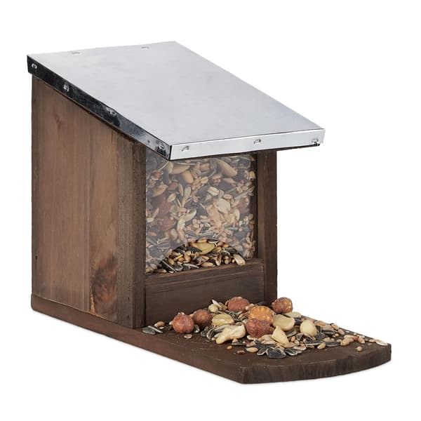 Squirrel Feeder Metal Roof 540