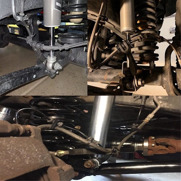 1101255 Etujarruletkun ankkuri Jarruletkun kiinnike Erotin Wrangler JK JL 2007-2023 2 4 Ovet Musta