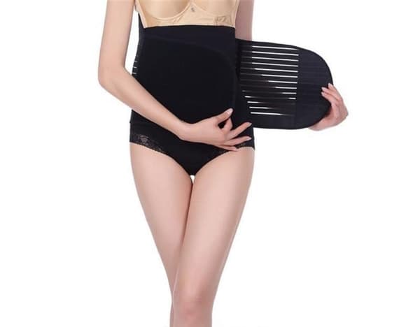 Effektiv Maggördel efter Förlossning och Graviditet - M svart black m